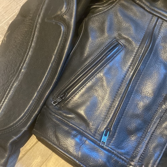 Johnson Leather women's motorcycle jacket size 8 - Picture 3 of 7